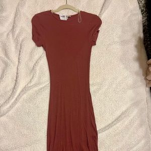 Midi short sleeve Bodycon dress